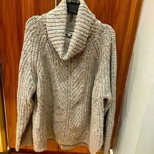 Gorgeous, cozy Madewell Sweater, gray, with flecks of color, Sz XL worn once